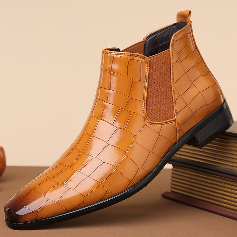 Gladwin - élégantes chaussures en cuir brillantes pour hommes