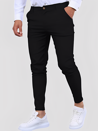Shelton - Pantalon homme confortable et extensible avec coupe slim