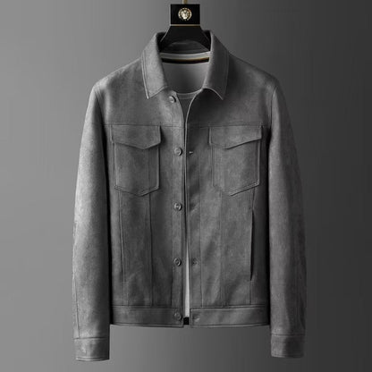 Wilbur - Klassische Herrenjacke aus Wildleder