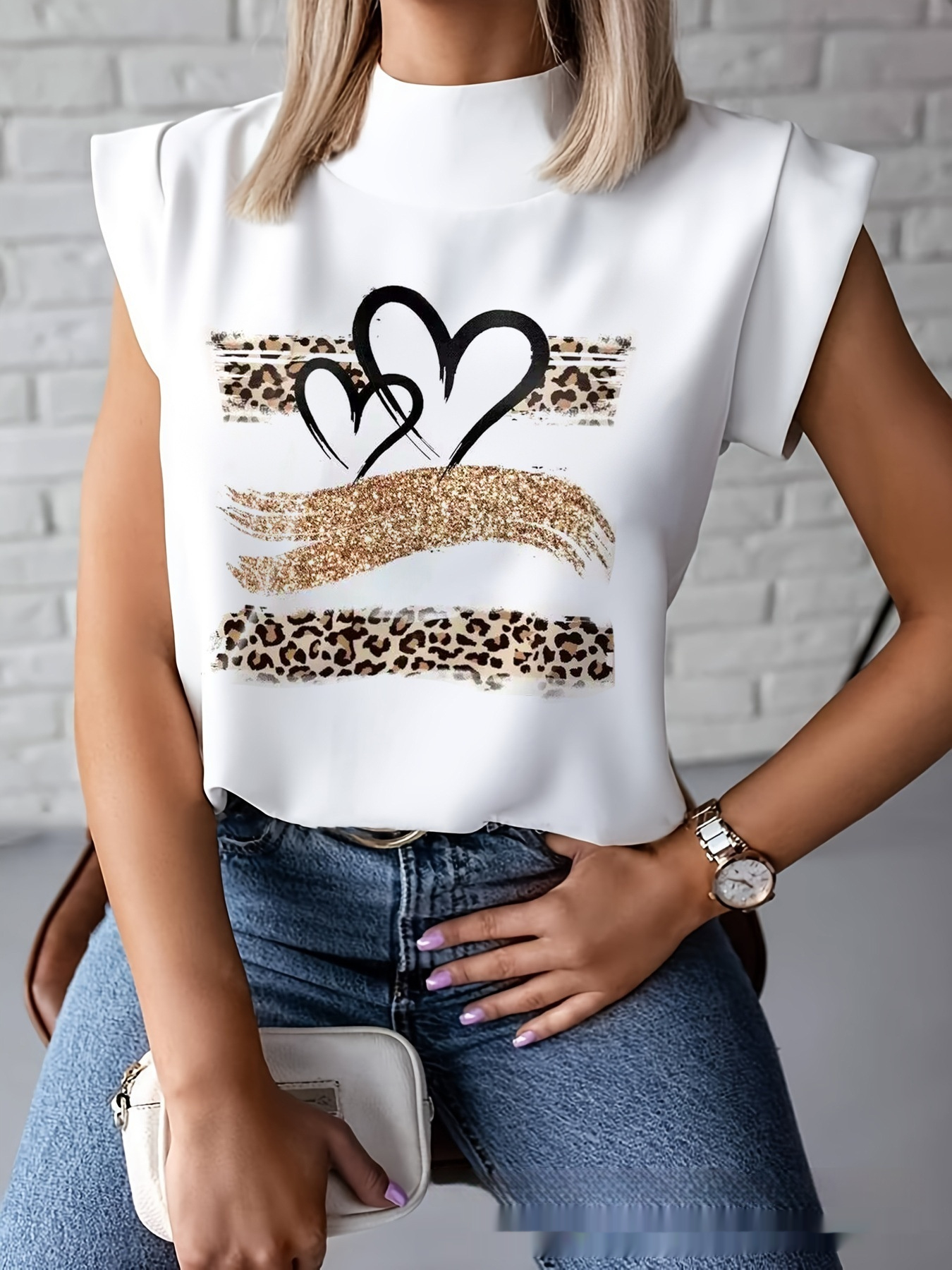 Keely - Schickes Damenoberteil mit Print