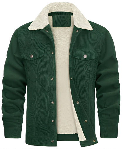 Mack - klasyczna kurtka pikowana z sztruksu dla mężczyzn