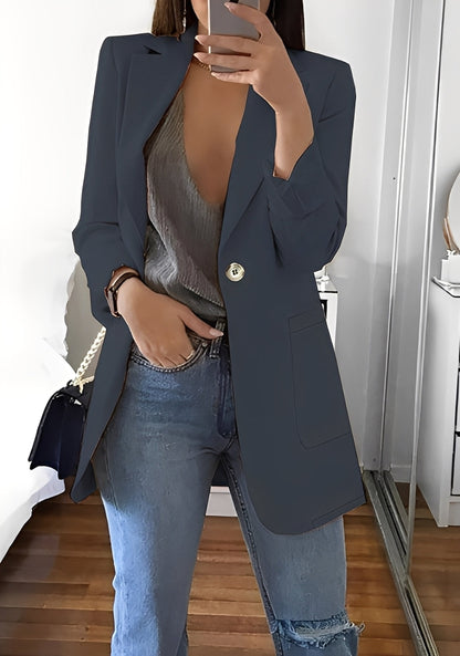 Stephanie - Elegancki, wąski żakiet damski