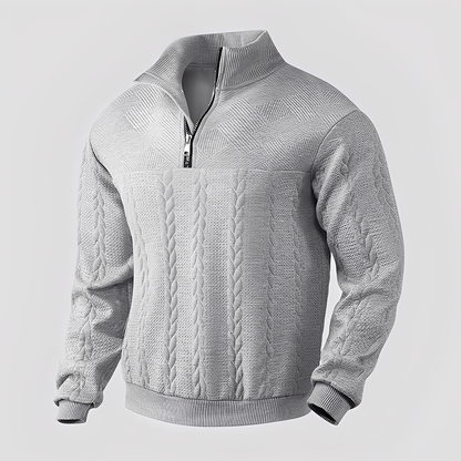 Warren - Nadčasový dámský kašmírový svetr na zip