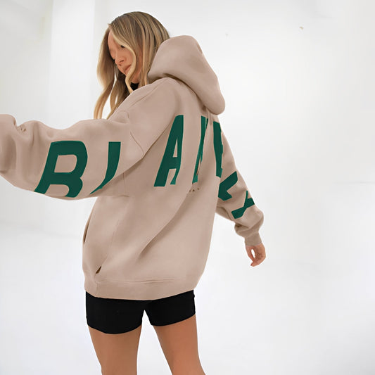 Yvette - Gemütlicher Hoodie mit modernem Druck für Damen