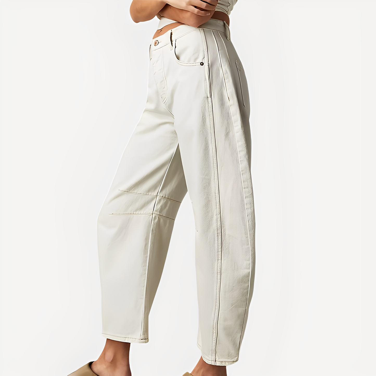 Celestine - Jeans para mujer con diseño clásico y amplio