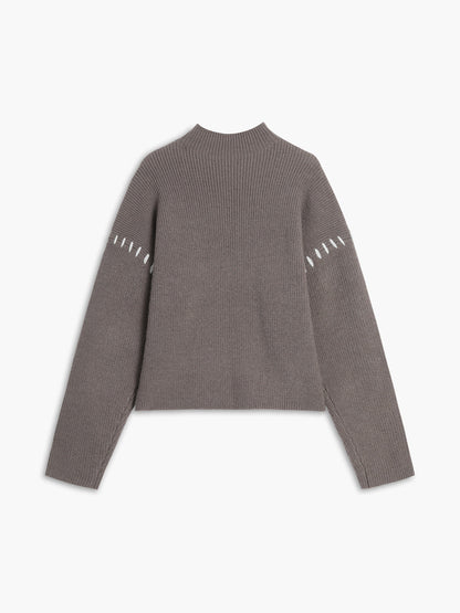Theresa – Lässiger, lockerer Rollkragenpullover