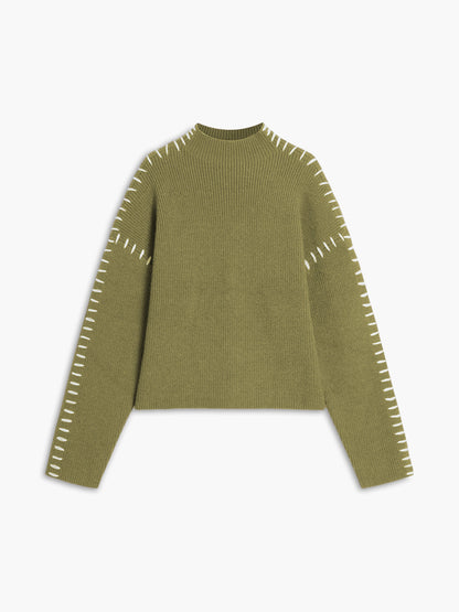 Theresa – Lässiger, lockerer Rollkragenpullover