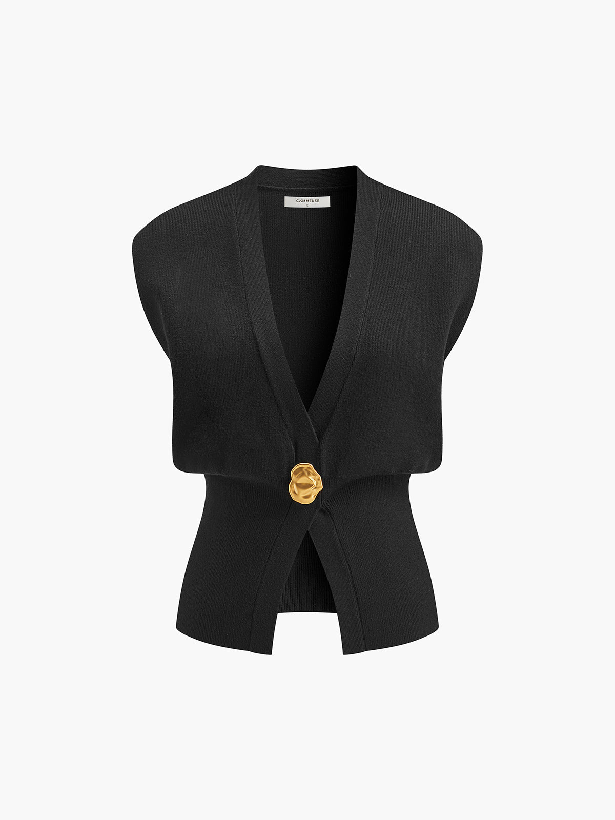 Annalena – Vest with V-neck and buttons