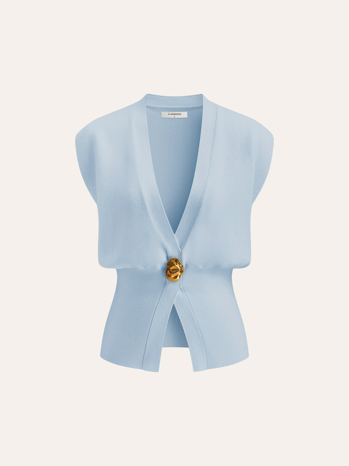 Annalena – Vest with V-neck and buttons