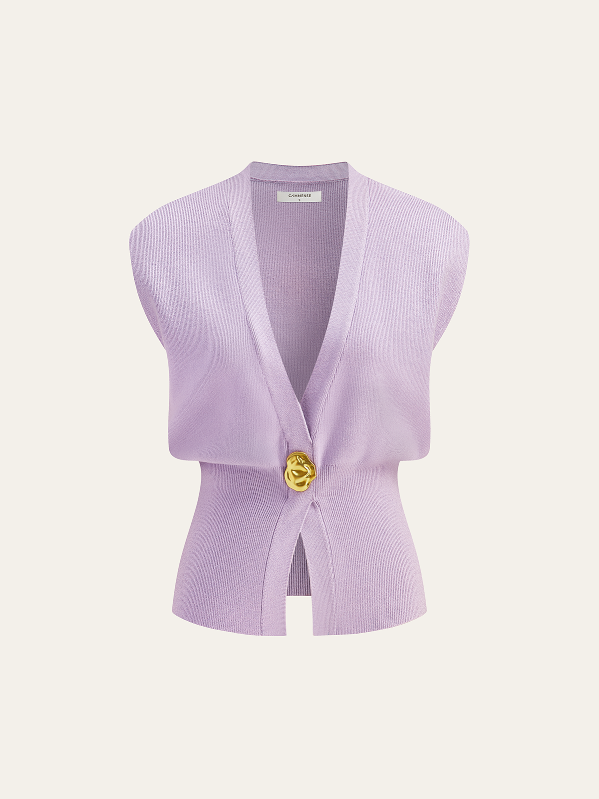 Annalena – Vest with V-neck and buttons