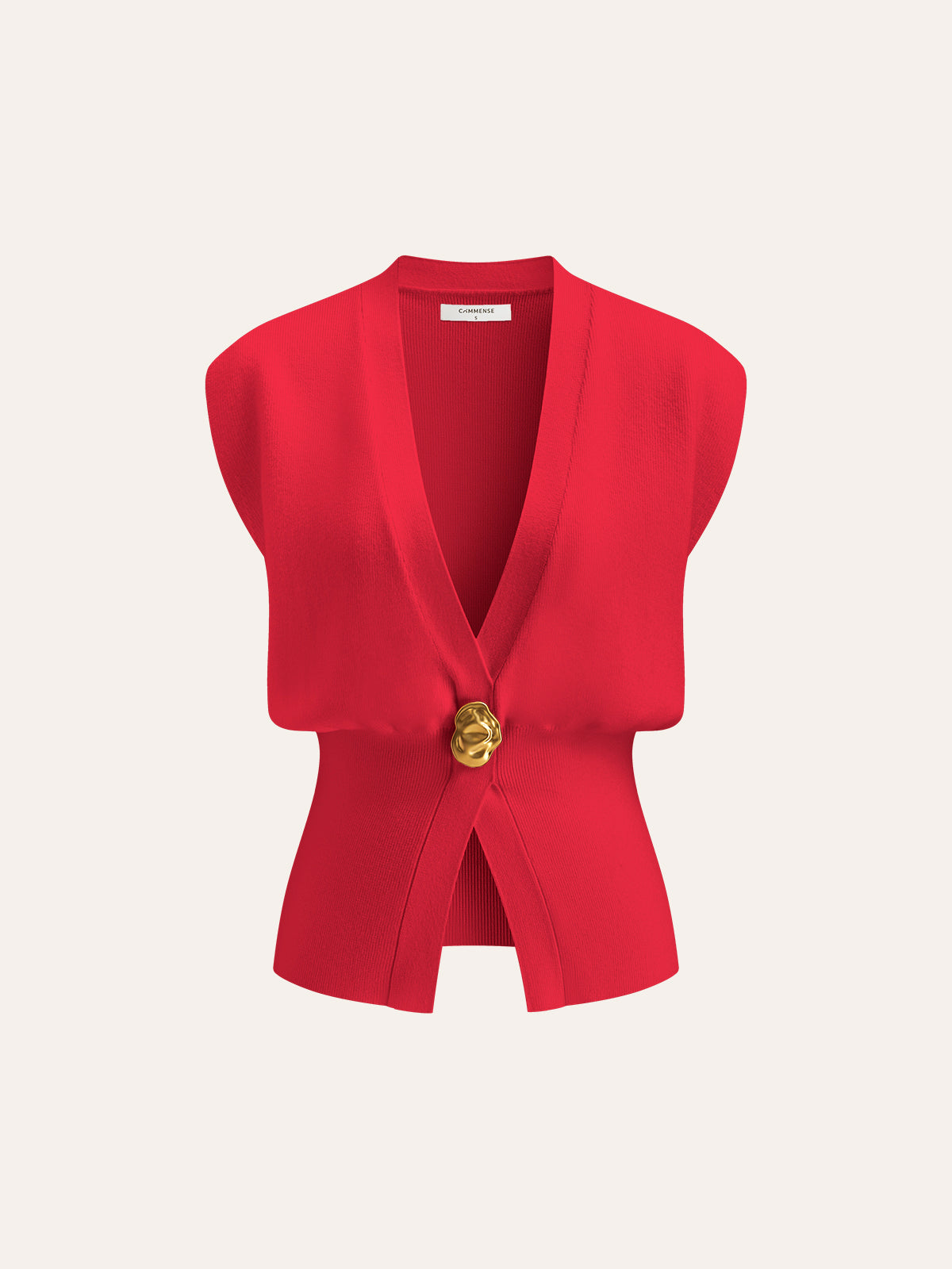 Annalena – Vest with V-neck and buttons