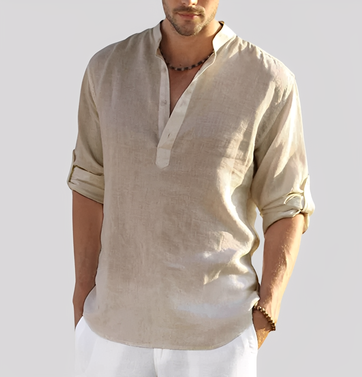 Adriano – męska lniana koszula