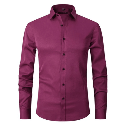 Lars – chemise à manches longues ajustée homme