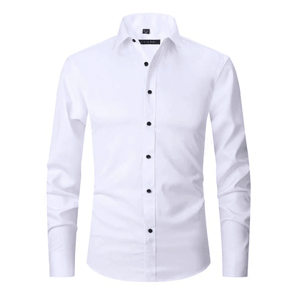 Lars – chemise à manches longues ajustée homme