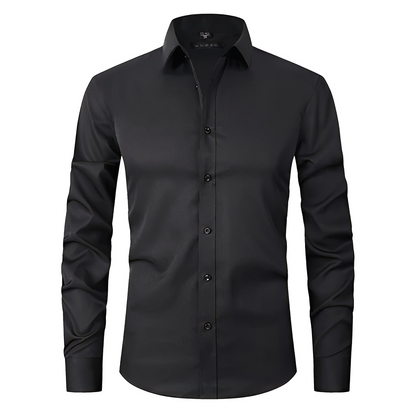 Mathurin - Polo da uomo elastico, senza pieghe, alla moda