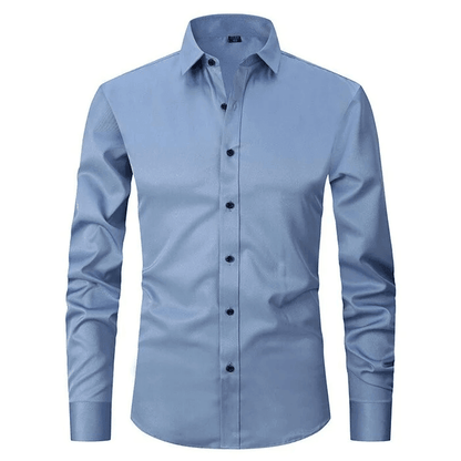 Lars – chemise à manches longues ajustée homme