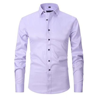 Lars – chemise à manches longues ajustée homme