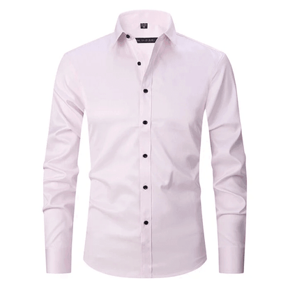 Lars – chemise à manches longues ajustée homme