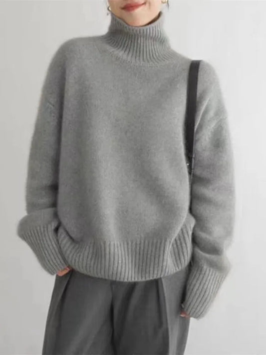 Melody - Hochwertiger Kaschmir Rollkragenpullover für Damen