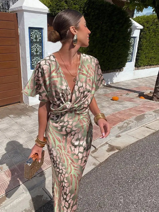 Cosima - Damenkleid mit V-Ausschnitt