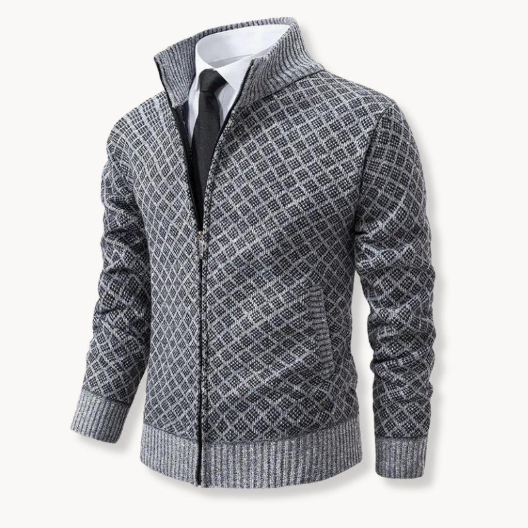 Julien – Rollkragen Jacquard Pullover