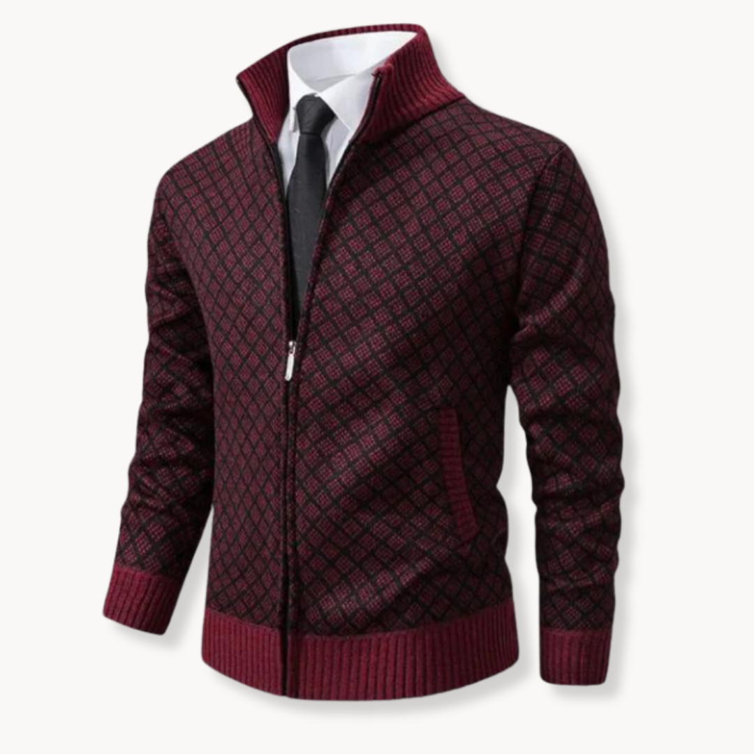 Julien – Rollkragen Jacquard Pullover