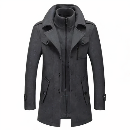 Grayson – Veste homme avec double col