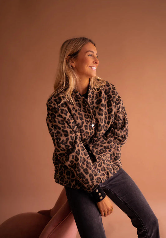 Lea – Bomber mit Leopardenmuster