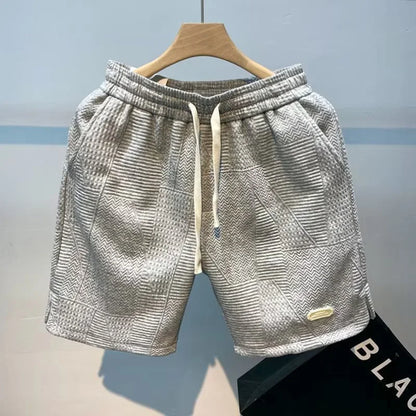 Carl – Herren Shorts mit Fischgrätenmuster