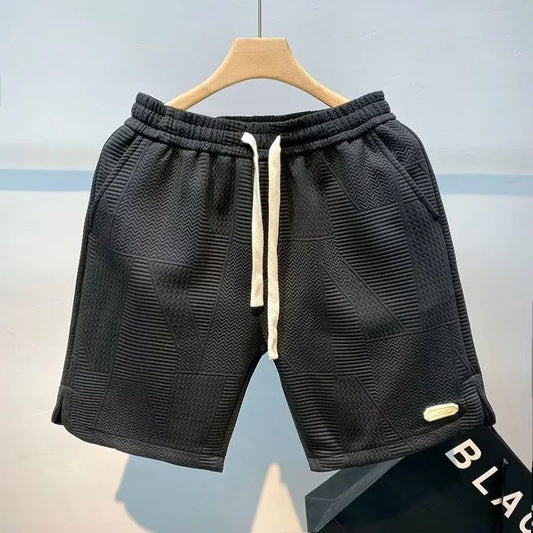Carl – Herren Shorts mit Fischgrätenmuster