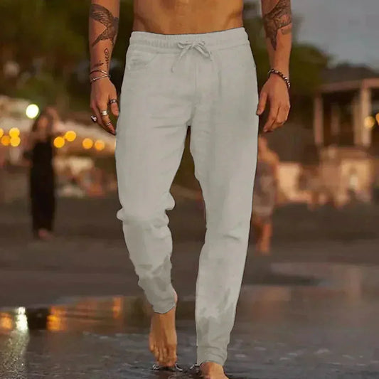 Majd - Leichte Leinenhosen für Herren