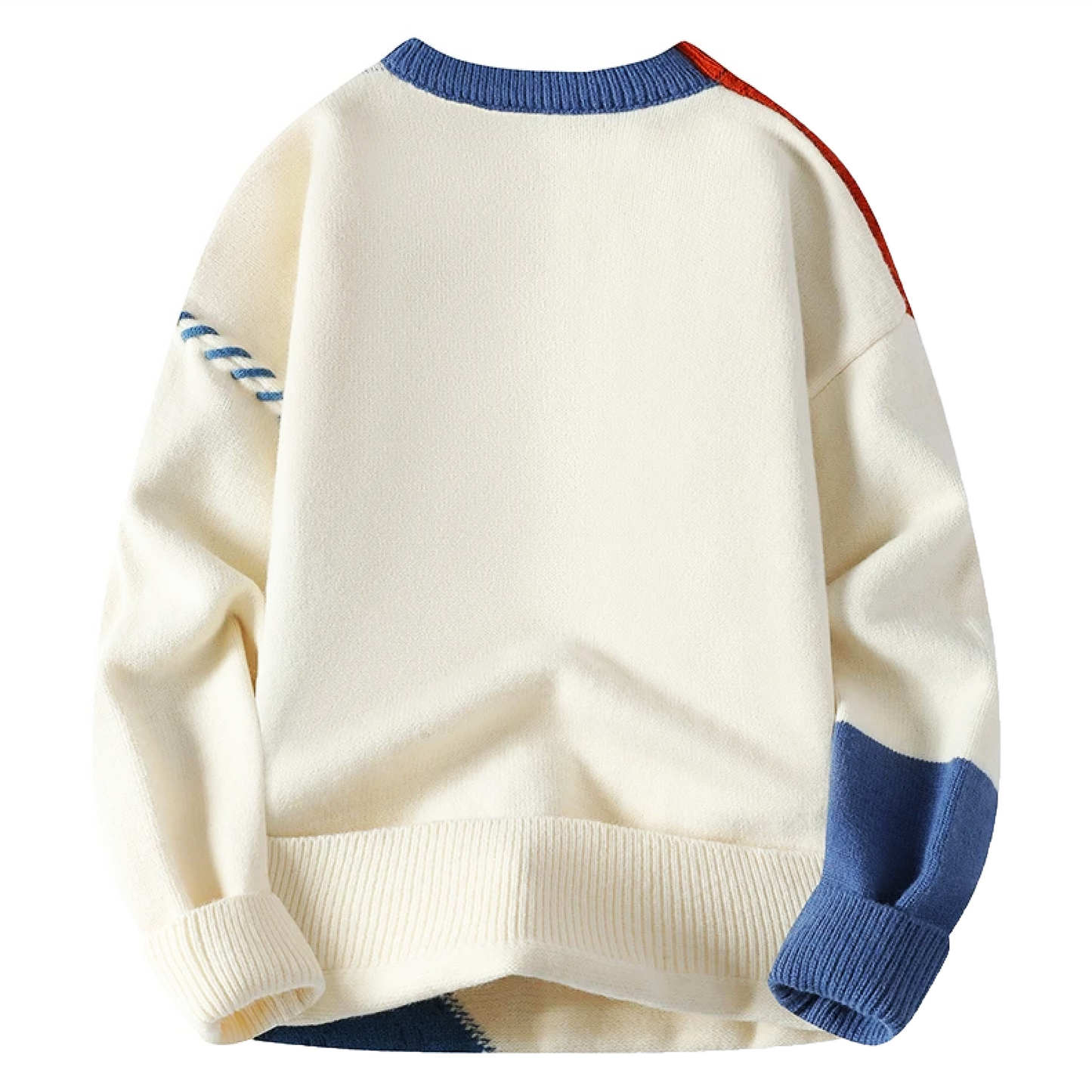 Timo – Men's Patchwork Knit Sweater