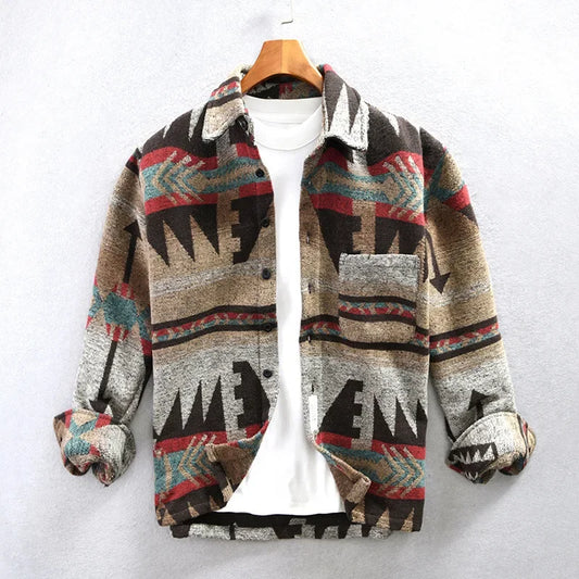Leon – Azteken-Jacke im Hemdenstil