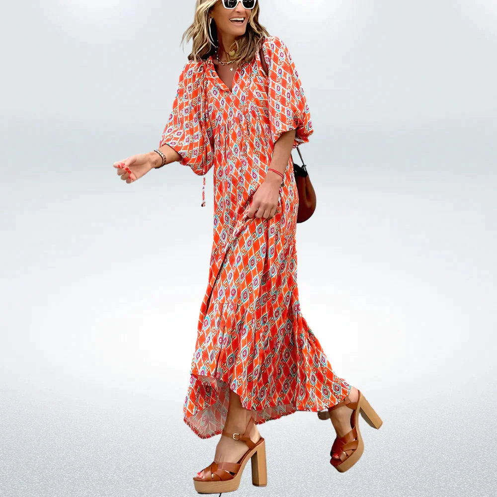 Sophia - Stilvolles und gemütliches Damenfreizeitkleid