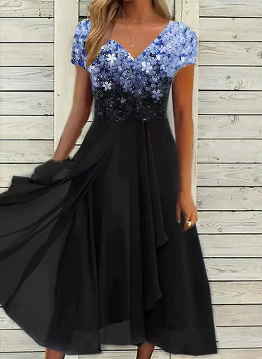 Kassidy - Schlichtes Sommerkleid aus Chiffon