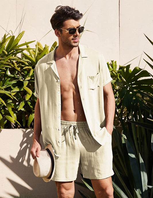 Regor - Cooles Sommeroutfit mit Hemdkragen für Männer