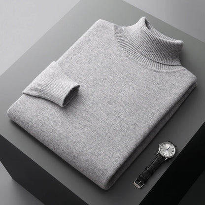 Adam - Traditioneller Merino-Rollkragenpullover