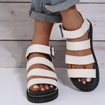 Loren - Bequeme und modische Ledersandalen