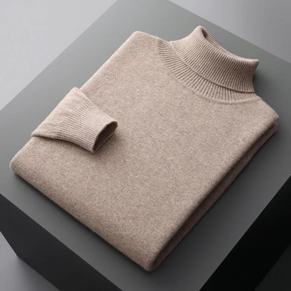 Adam - Traditioneller Merino-Rollkragenpullover