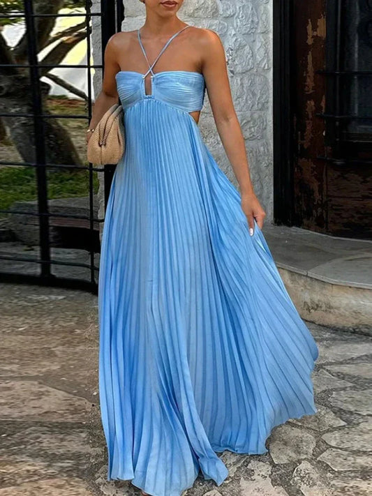 Ayelet - Maxikleid mit Falten, Vielseitig & Schick