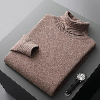 Adam - Traditioneller Merino-Rollkragenpullover