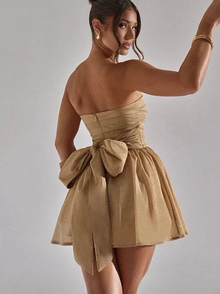 Kyoshi - Funkelndes Mini-Kleid mit Pailletten
