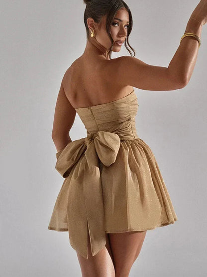 Kyoshi - Funkelndes Mini-Kleid mit Pailletten