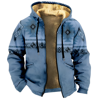 Terrance - Sweat à capuche tribal pour hommes