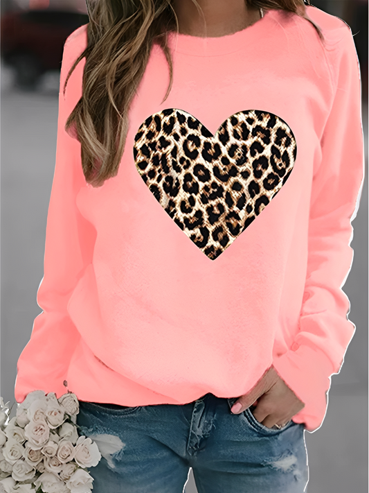 Daniella - Gemütlicher Damenpullover mit Herzmotiv