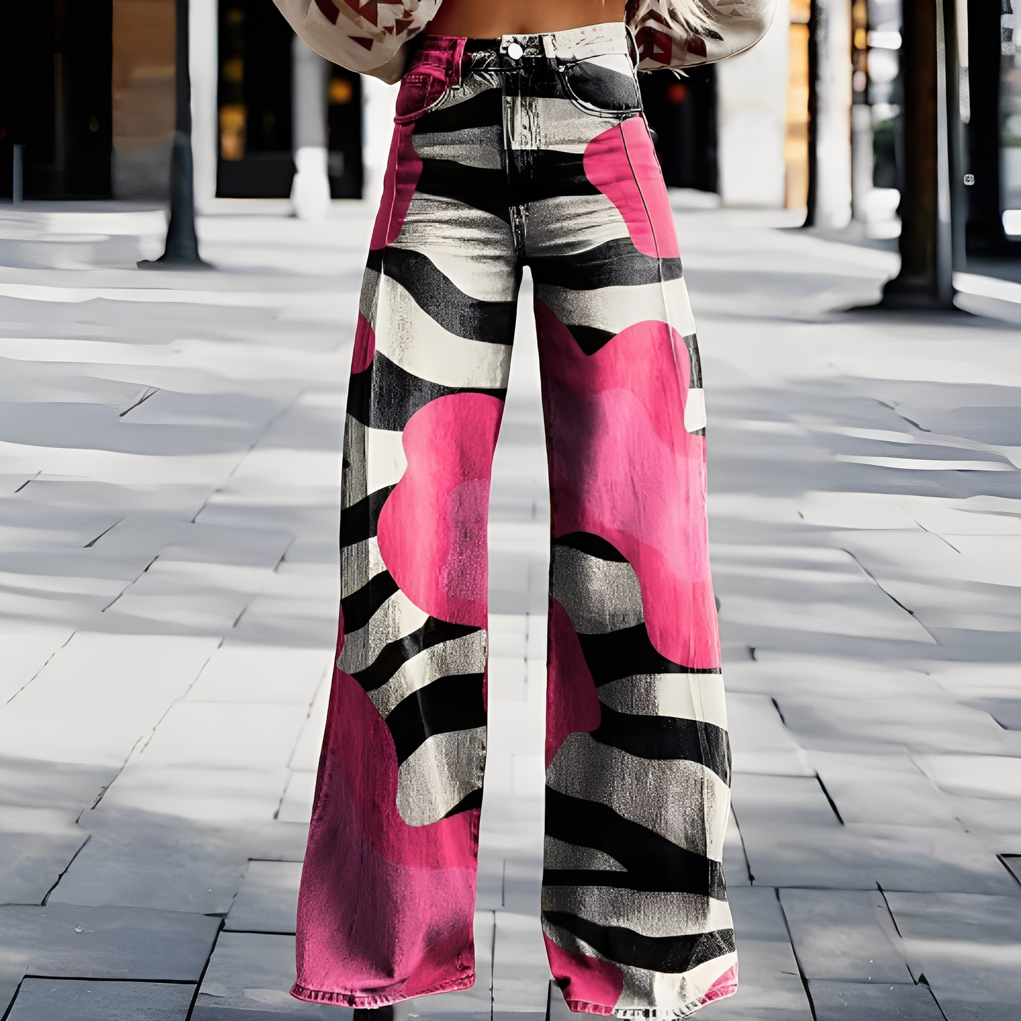 Briley - Elegant, fashionable women's wide-leg pants