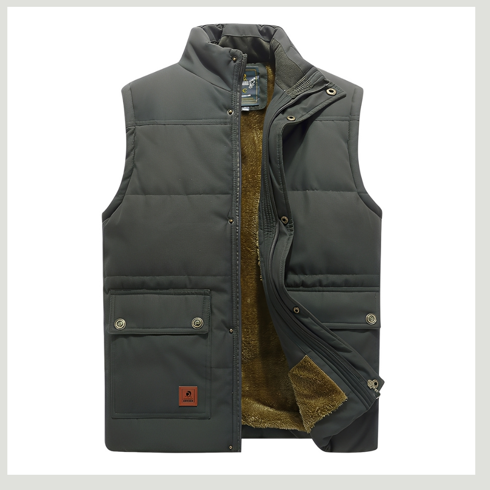 Marvin - moderna, multifuncional, cálida chaleco para hombre