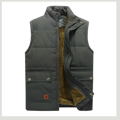 Marvin - moderna, multifuncional, cálida chaleco para hombre