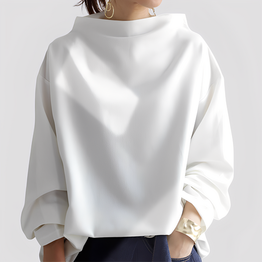 Twyla - Schicker, locker geschnittener Damenpullover