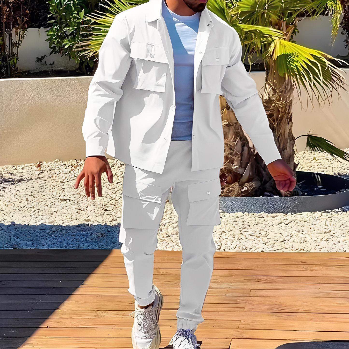 Neville - Stylowy zestaw cargo dla mężczyzn